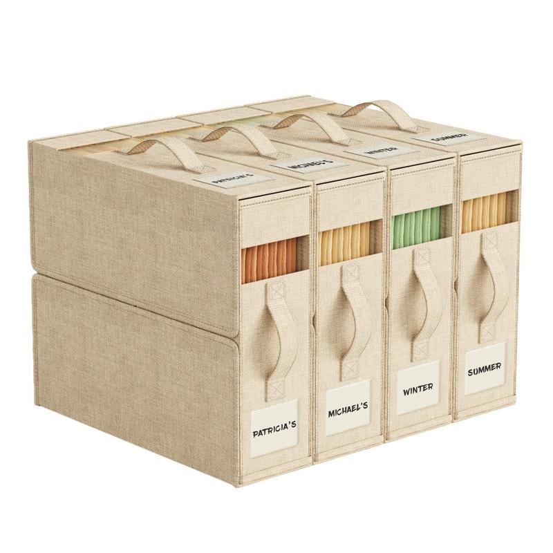 Multi-Use Storage Bags 4Pack Dustproof Organizer For Bedding Quilts Blankets