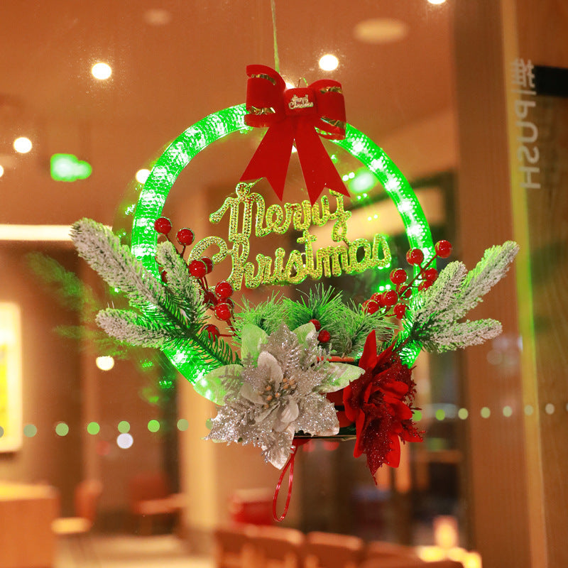 (🌲 Early Christmas Sale)🎁 Christmas Wreath Decorations with LED Lights💥