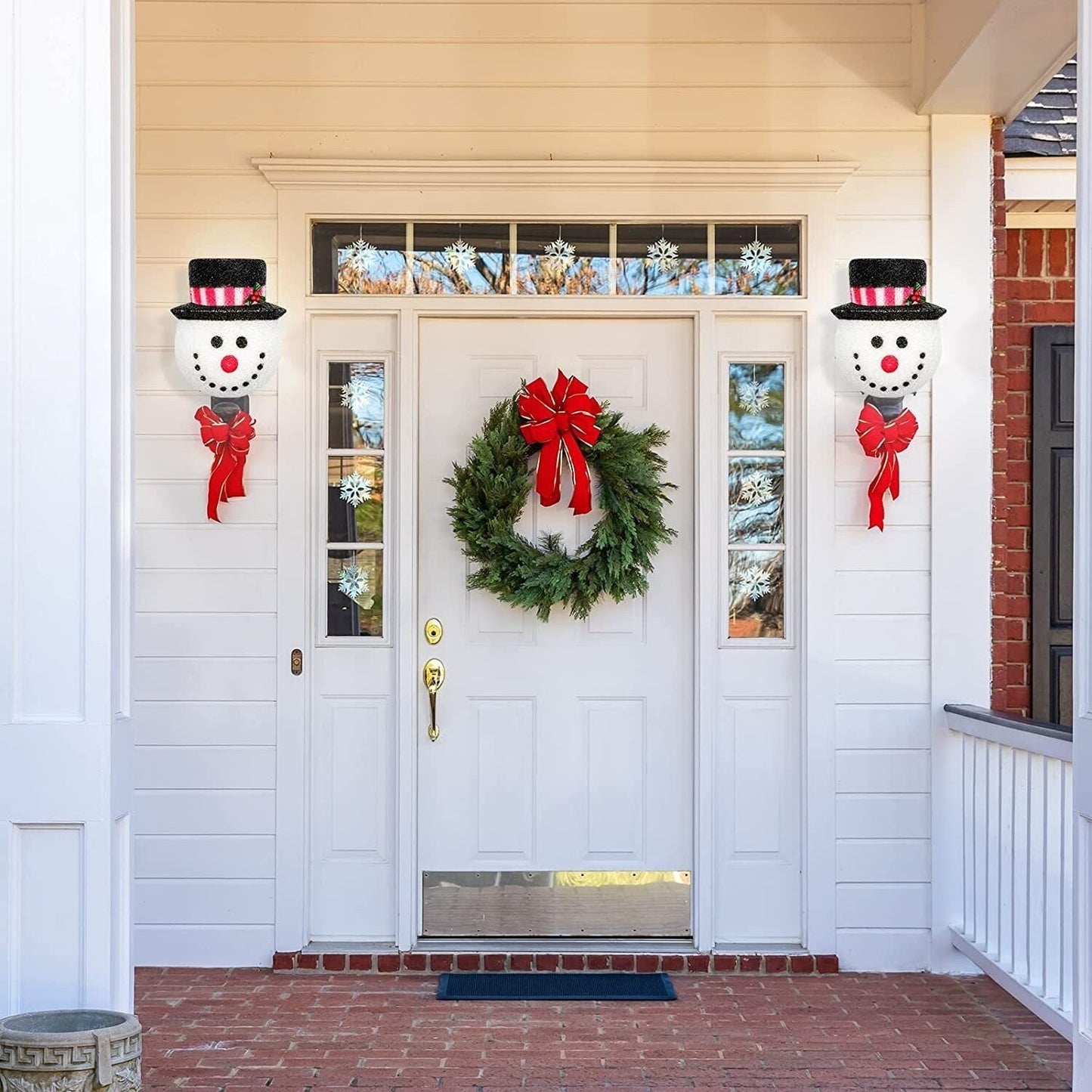 Snowman Porch Light Covers(Two Lampshades)