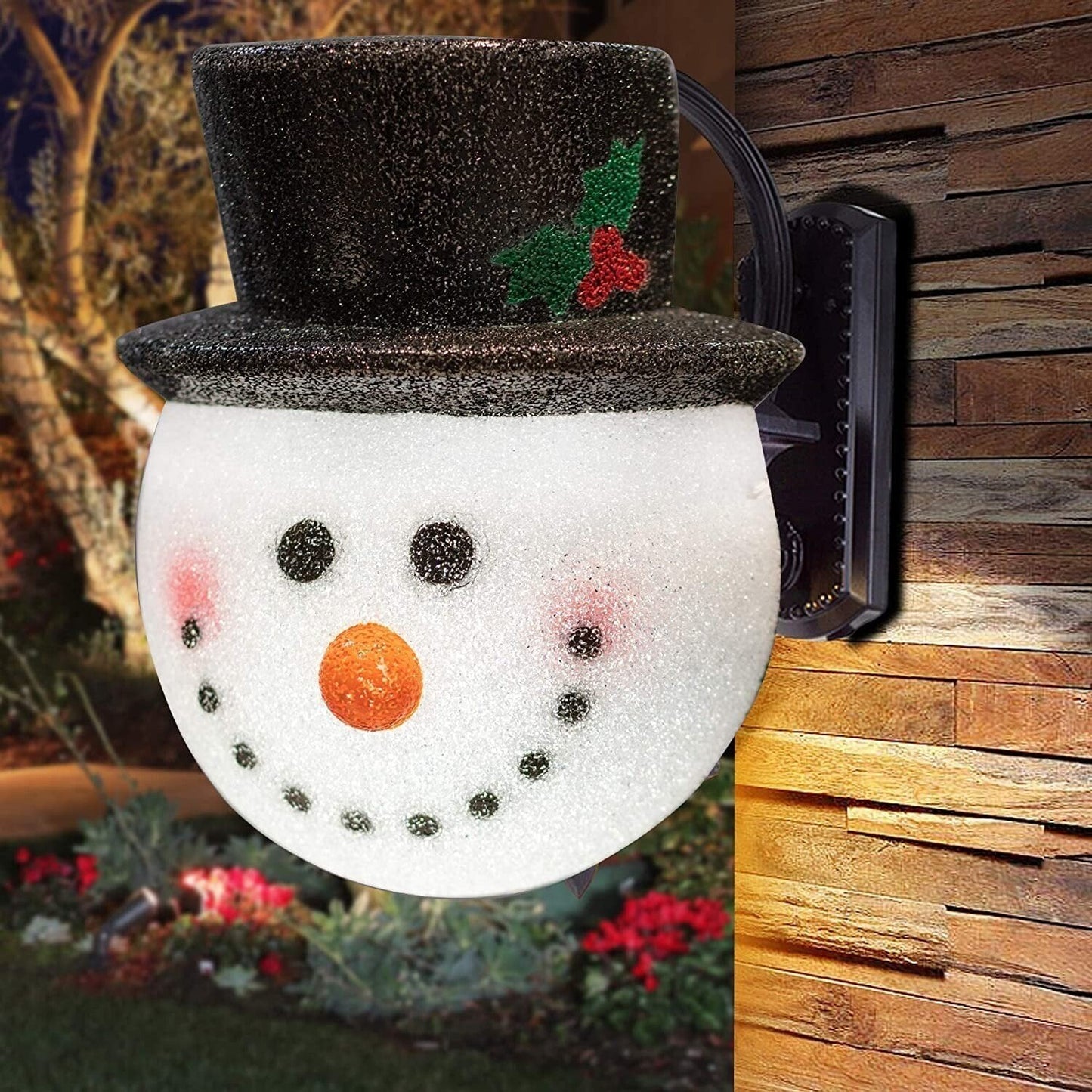 Snowman Porch Light Covers(Two Lampshades)