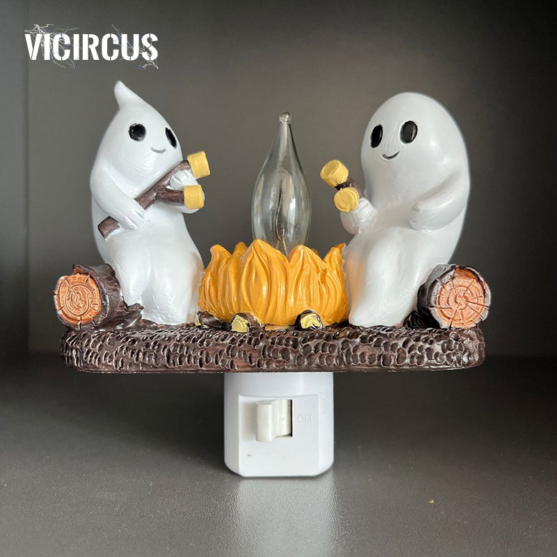 🎃Ghost Campfire NightLight