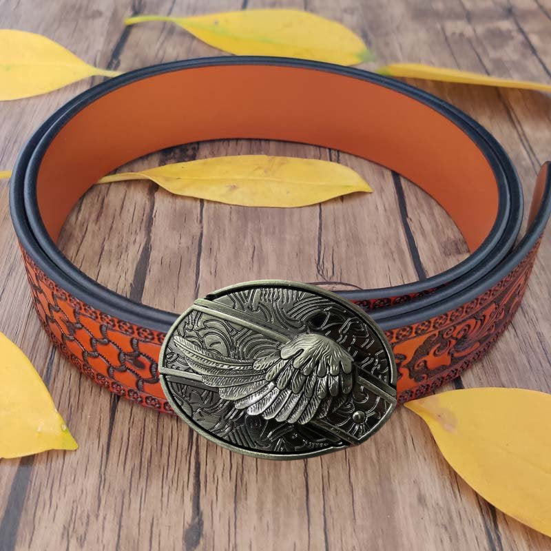 🔥LAST DAY 50% OFF🔥Fashion Punk Men's Hidden Folding Knife Leather Belt