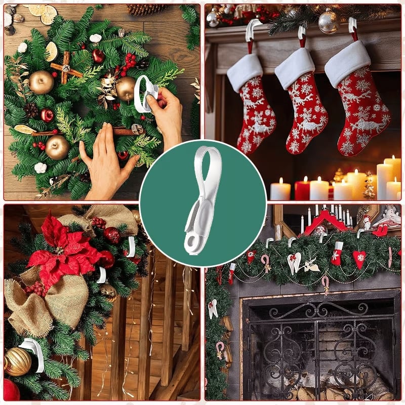 🎄Wall Mounted Punch-free Adhesive Removable Cord Holder Organizer
