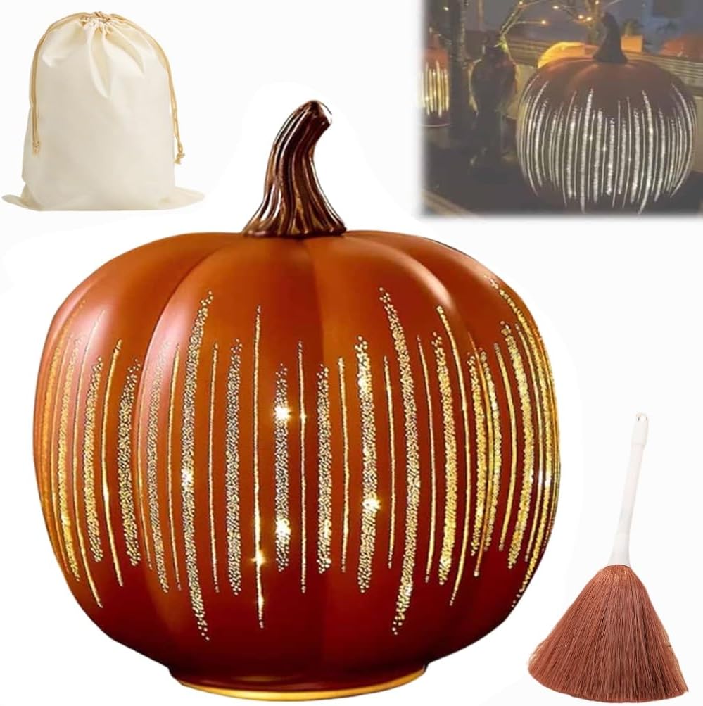 š„This week's hot saleš„Halloween starry night glowing decorative pumpkin lantern