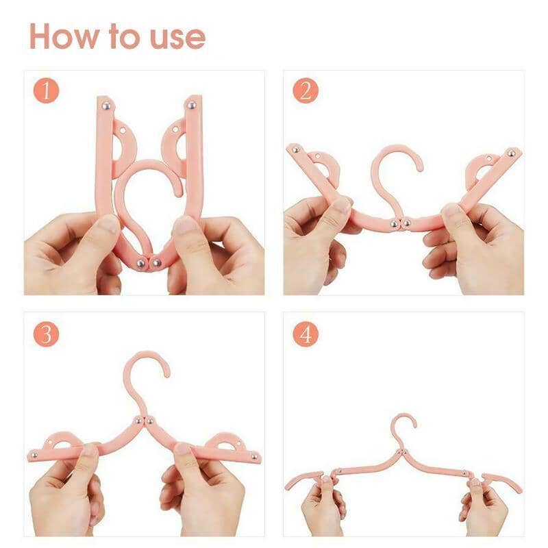 💥⏳$9.99 ⏳- retractable portable travel hangers