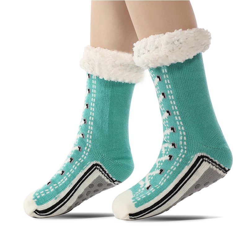 Super hot 🔥ultra-thick cashmere slipper home socks 🧦