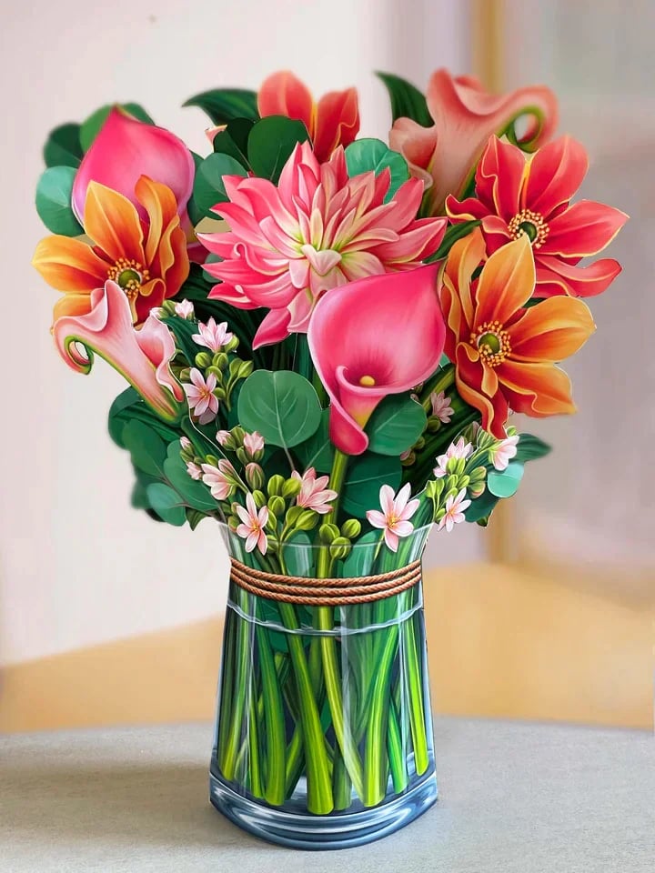 🔥Mother's Day Flash Sale - Save 50% 🔥Pop-up Bouquet Greeting Card