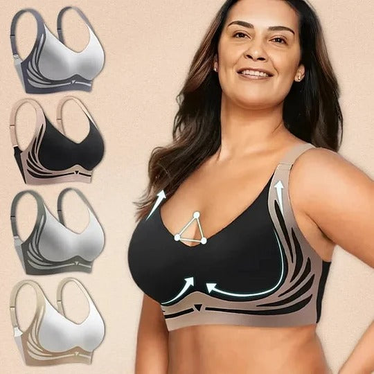 🎁Super Gather Bra | Wireless Push-Up Bra👍No More Sagging Breasts