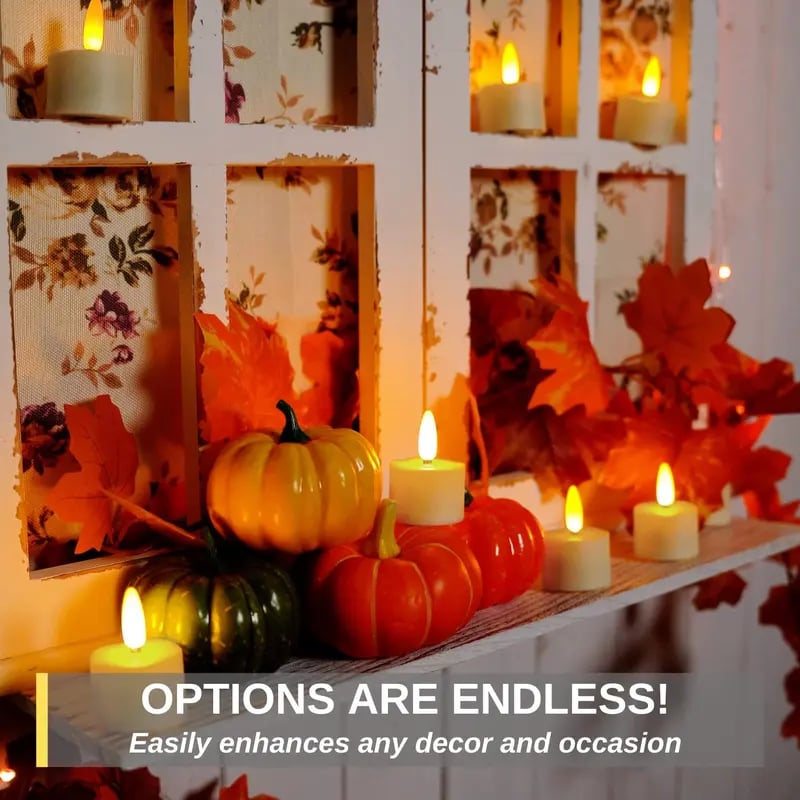 đ„ The Last Tea Lights Youâll Ever Need (6 Pack)â Rechargeable, Realistic & Remote-Controlled!