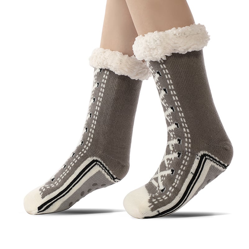 Super hot 🔥ultra-thick cashmere slipper home socks 🧦