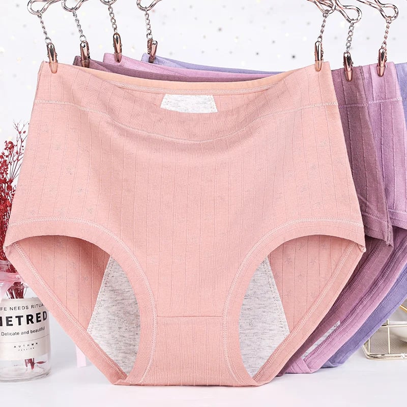 ๐9.99USD๐ - High waist large size pure cotton antibacterial leakproof physiological underwear