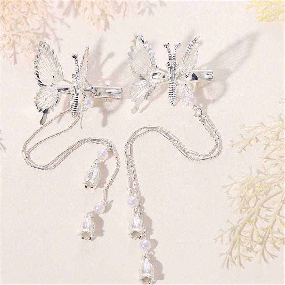 Butterflies in your hair! Flapping butterfly hair clip😍