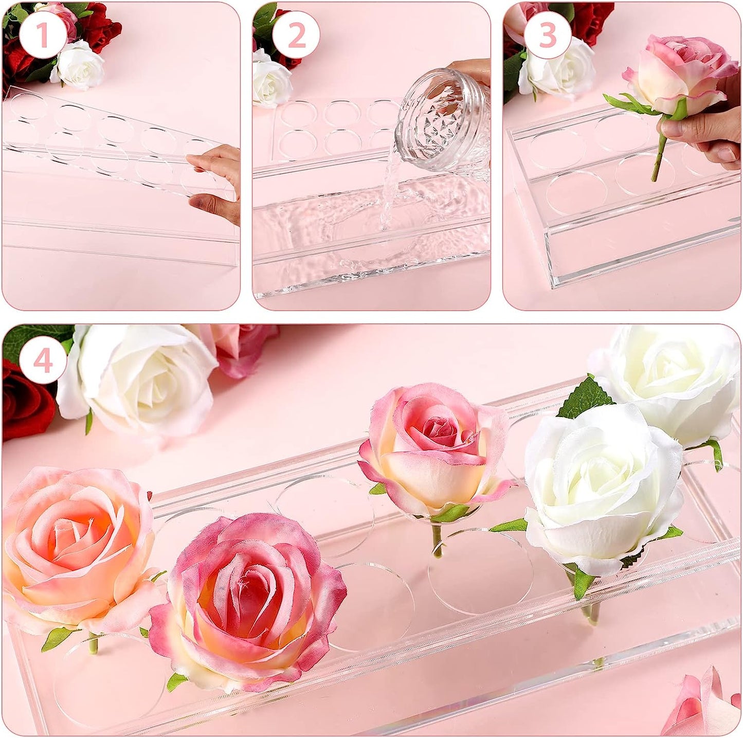 💥This Week's Special Price $26.99🎁Rectangular Acrylic Flower Box/Flower Vase