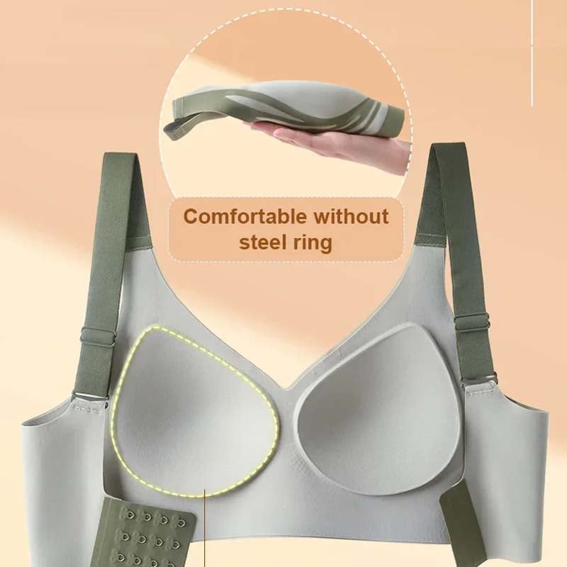 🎁Super Gather Bra | Wireless Push-Up Bra👍No More Sagging Breasts