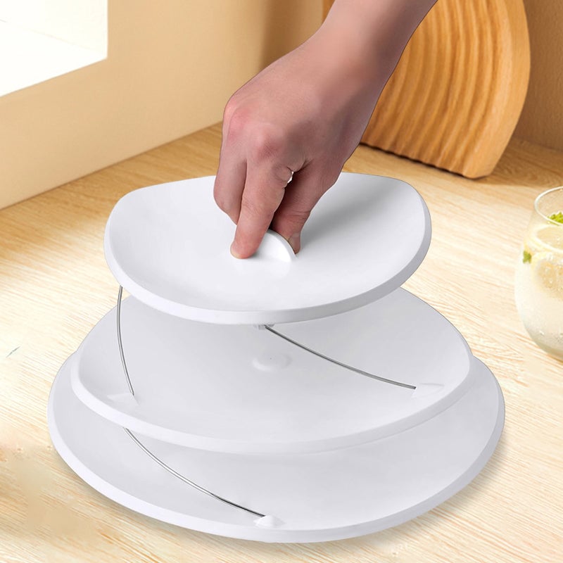 🍇🍨New three-tier foldable party trays