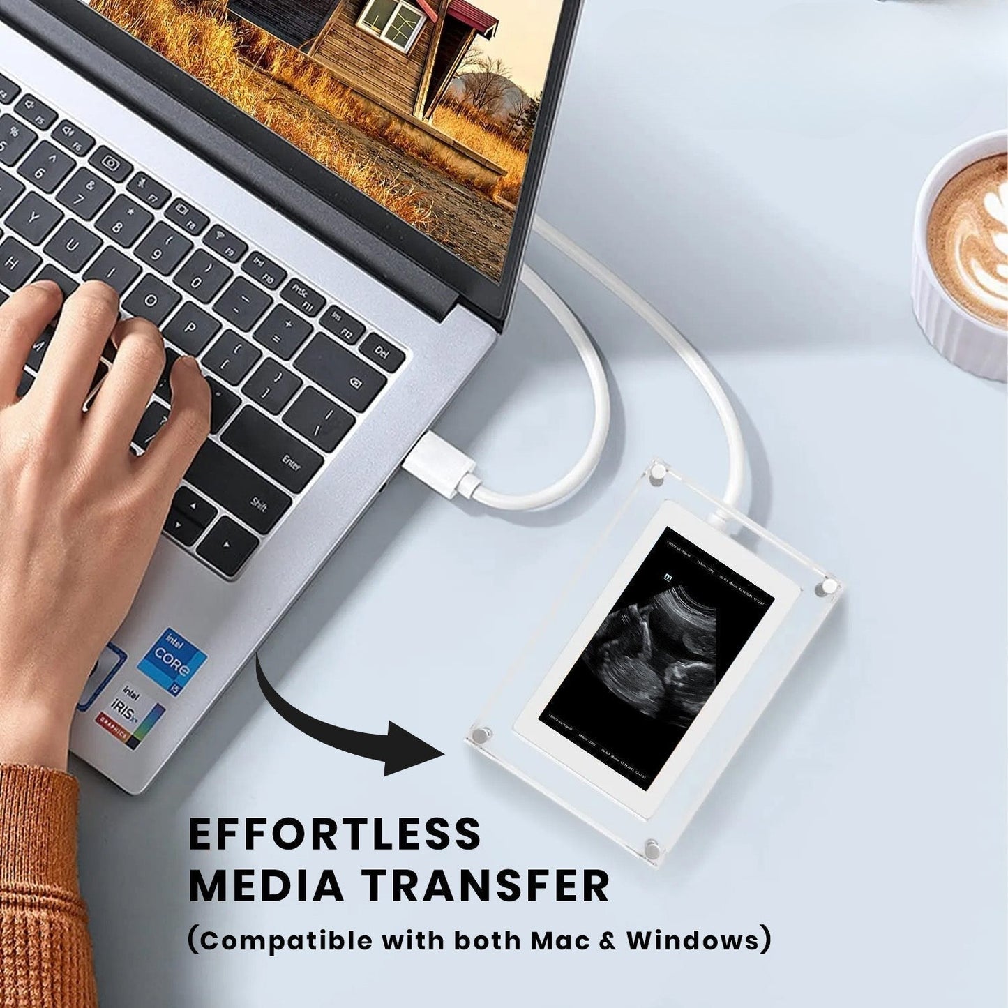 FrameIt - Light Digital Picture Frame for Unforgettable Memories