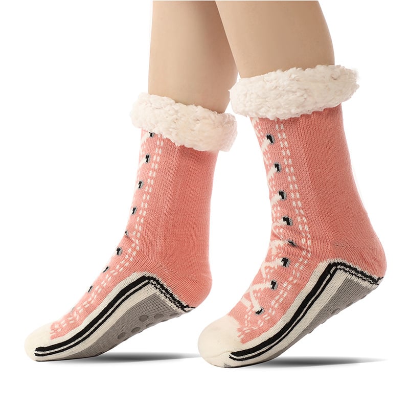 Super hot 🔥ultra-thick cashmere slipper home socks 🧦