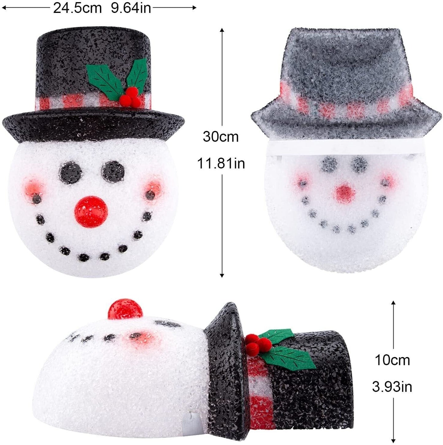 Snowman Porch Light Covers(Two Lampshades)