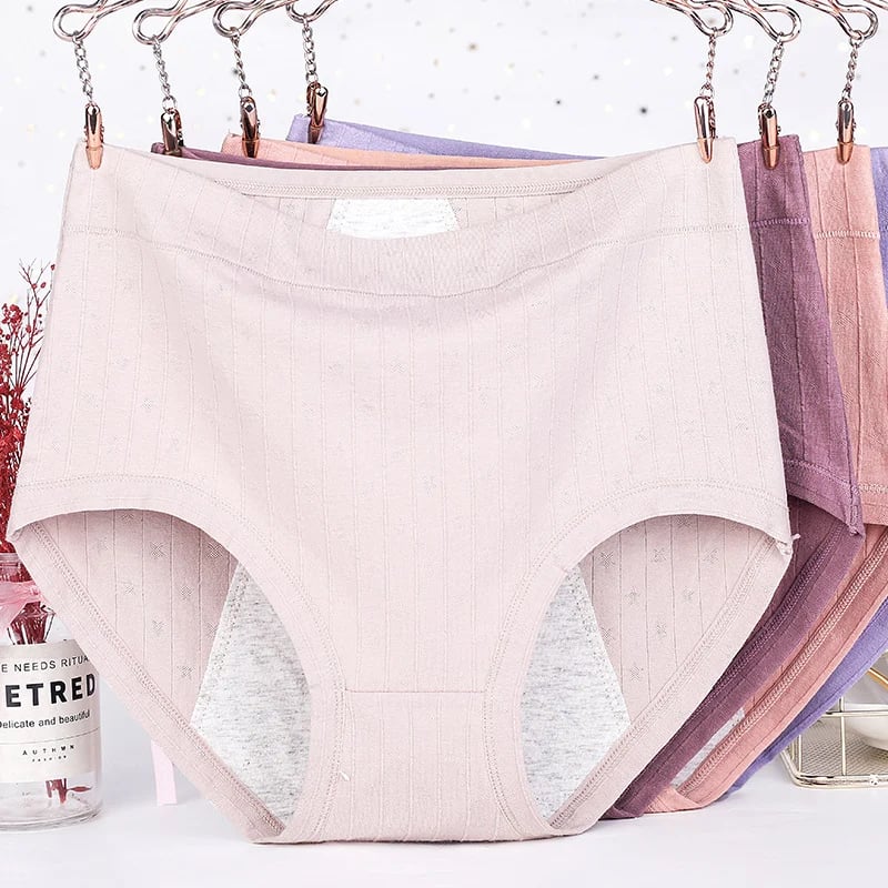 ๐9.99USD๐ - High waist large size pure cotton antibacterial leakproof physiological underwear