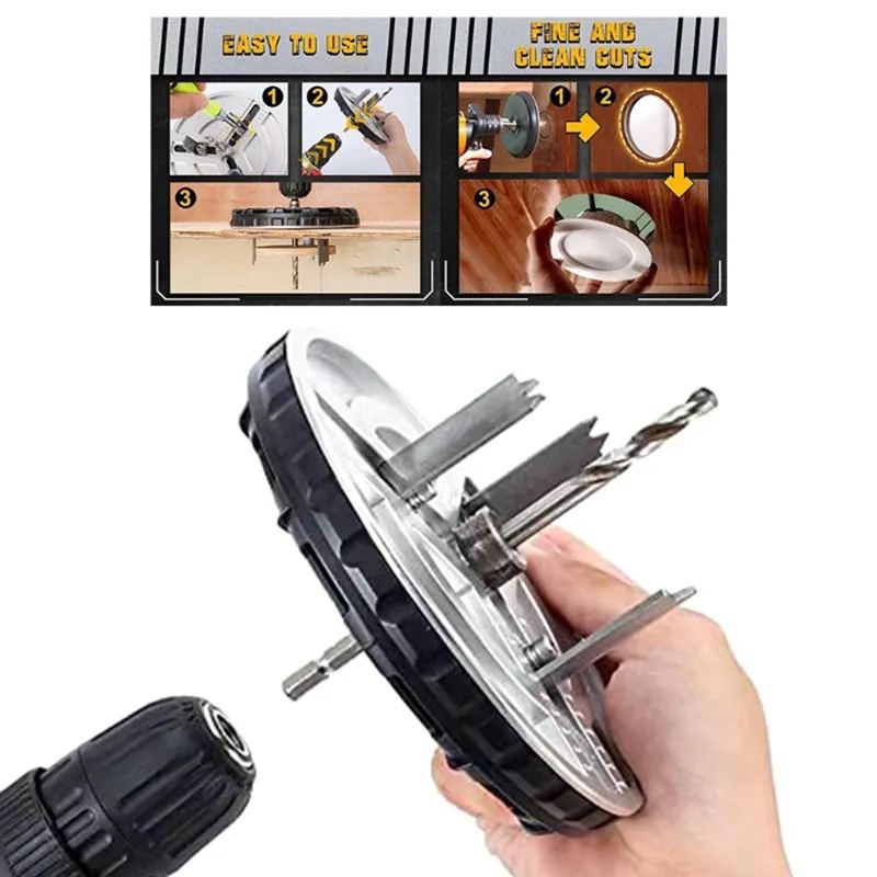 🔥50% OFF TODAY ONLY🔥Adjustable Punch Saw Tool For Drilling