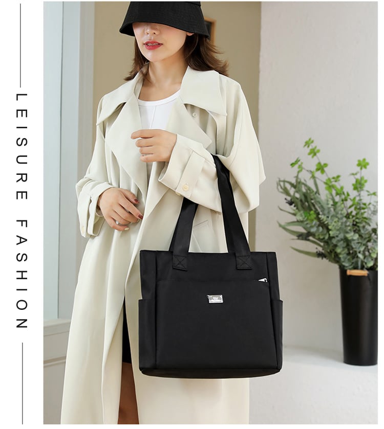 🔥2025 Large Capacity Waterproof Multi Pocket Nylon Shoulder Bag👜