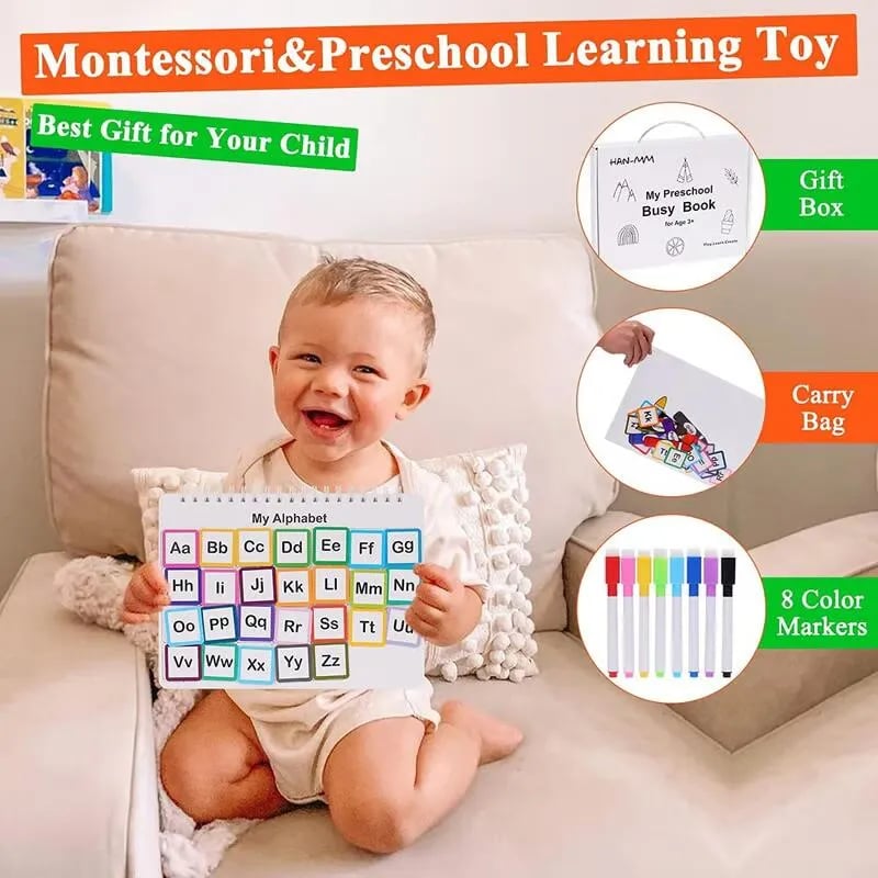 👶My Preschool Busy Book📚Best Christmas Gift For Kids🎅