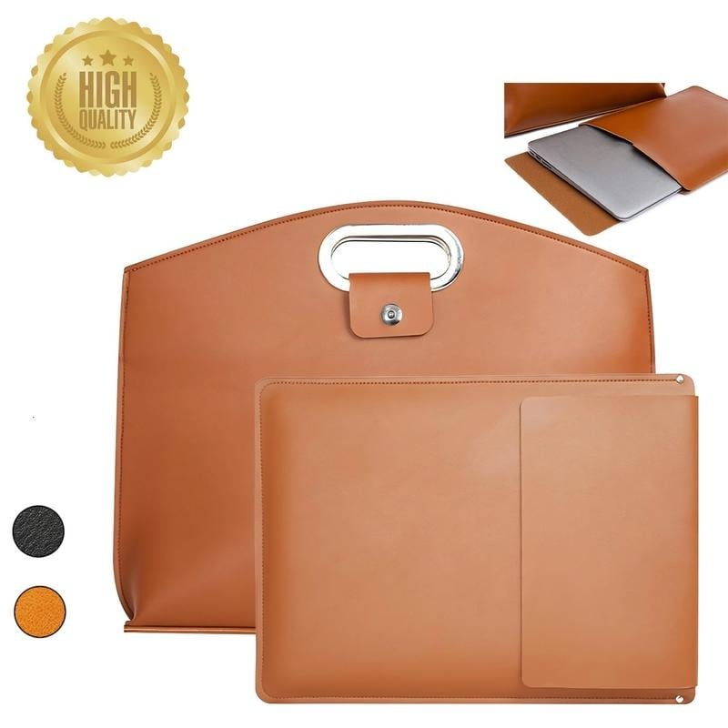 Waterproof Leather 14-16In for Laptops and iPad Cases Macbook Cases