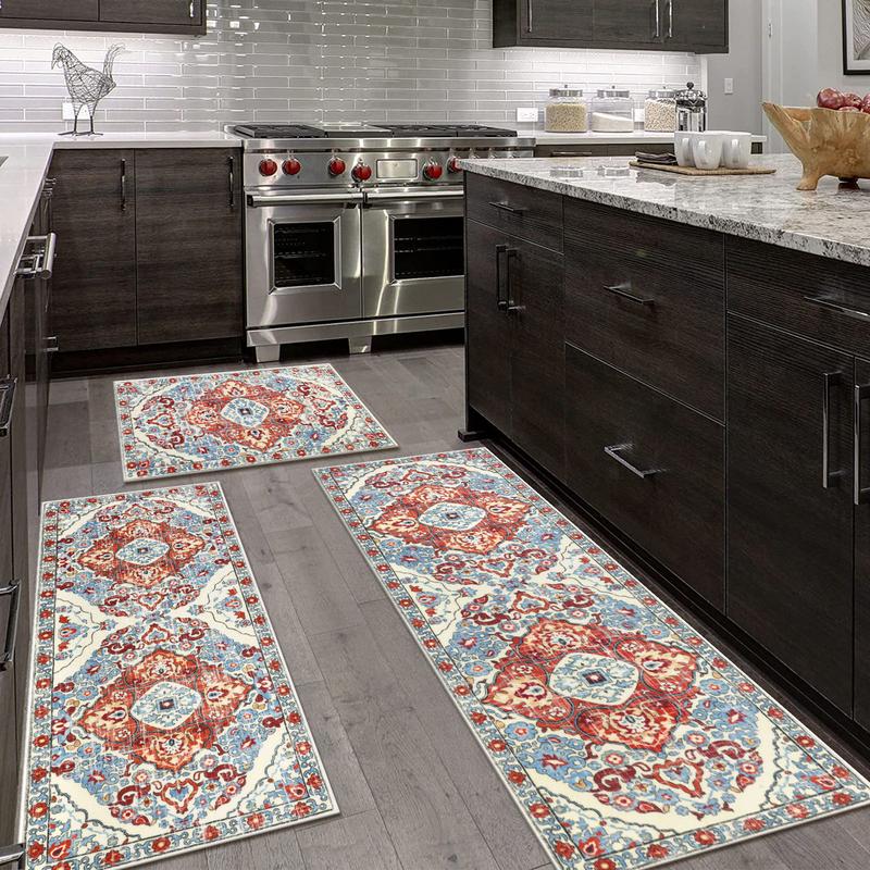 💖Boho Washable Kitchen Rugs - Non-Slip Kitchen Rugs