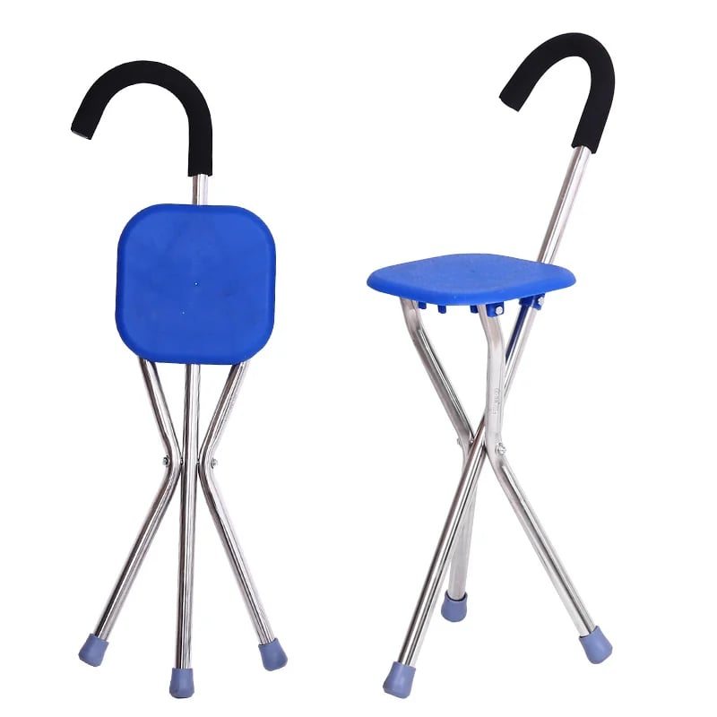 2025 New Design elderly crutch stool-Free shipping