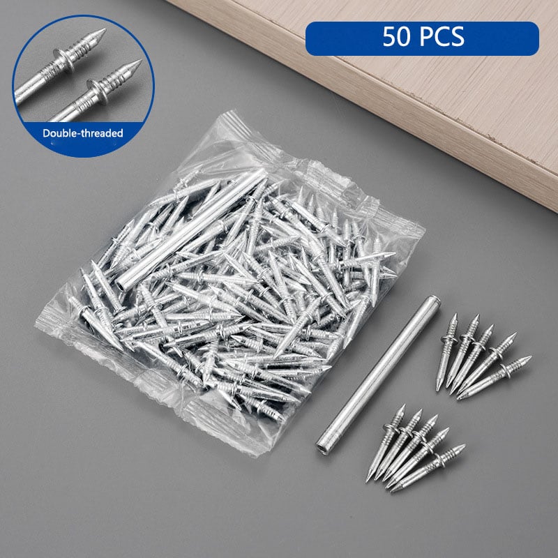 🔥100/200 Counts Double-Headed Skirting Thread Seamless Nail Non Marking