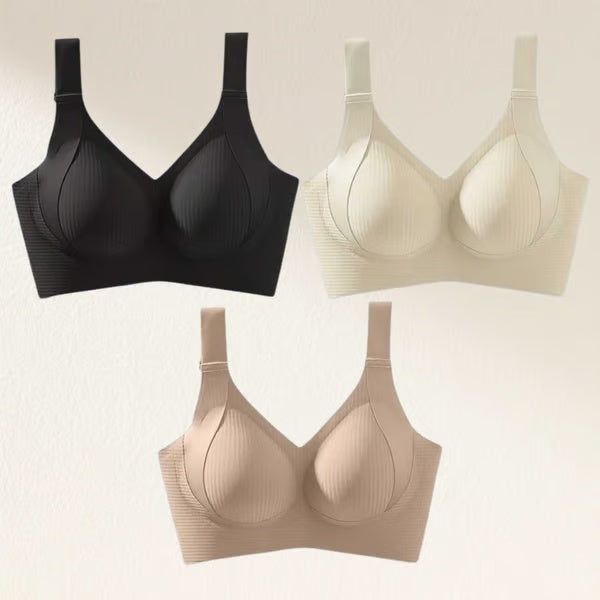 🏆Last Day Buy 1 Get 3 Packs🔥Super Firming Wire-Free Full Cup Bra All-Day Comfort No More Sagging (3-Pack Value Set)