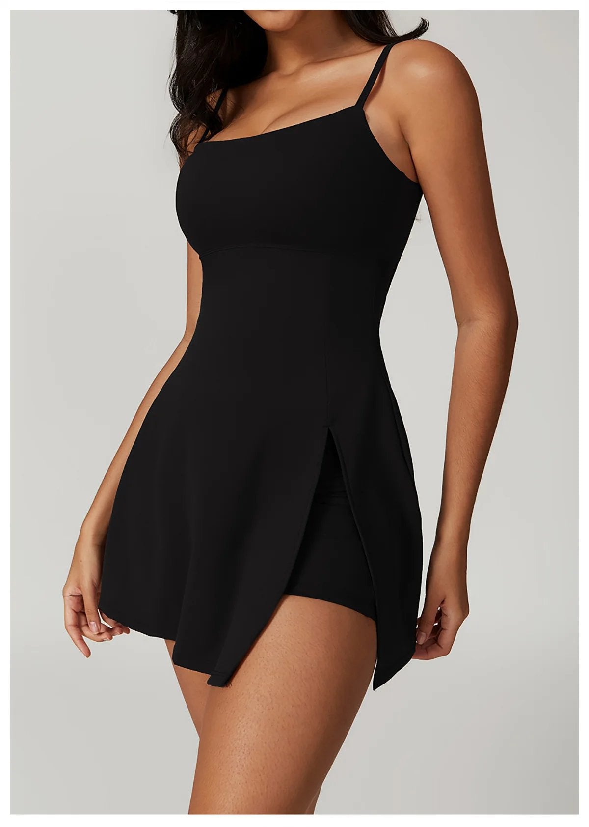 🔥SALE 49% OFF🔥2 in 1 Split Hem Sports Dress - Buy two and get free shipping!
