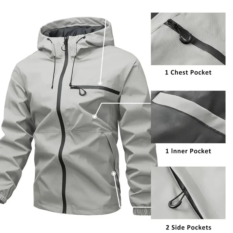 ⛰️3-in-1 Waterproof Men's Jacket – Rain, Wind & Cold, All Covered