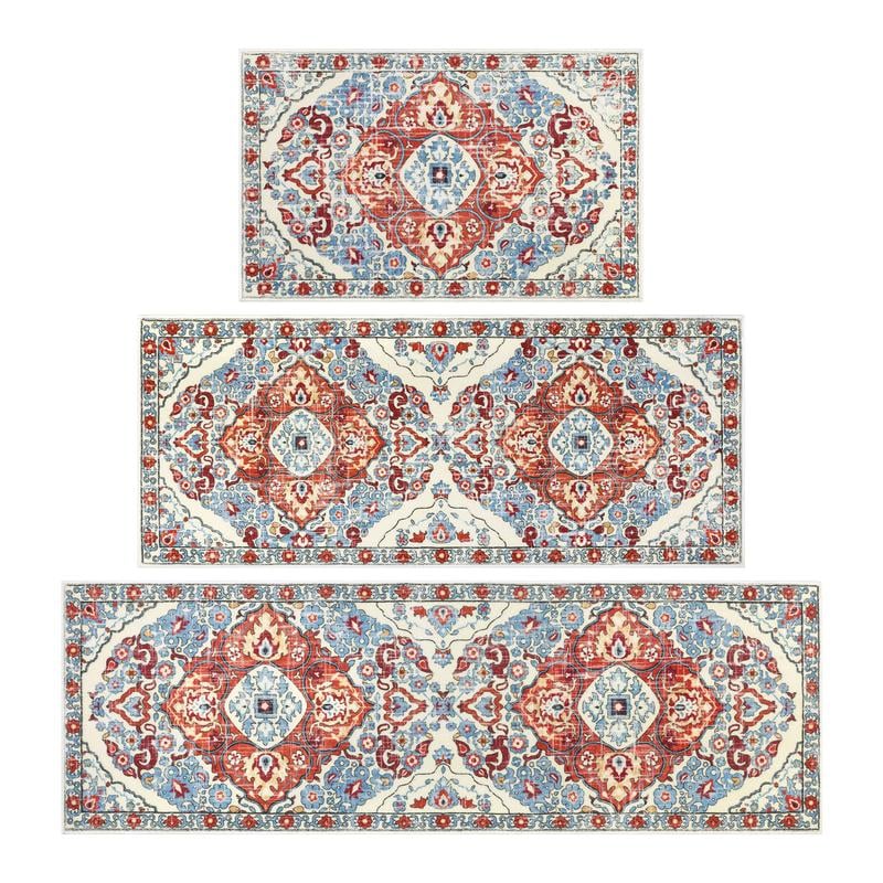 💖Boho Washable Kitchen Rugs - Non-Slip Kitchen Rugs