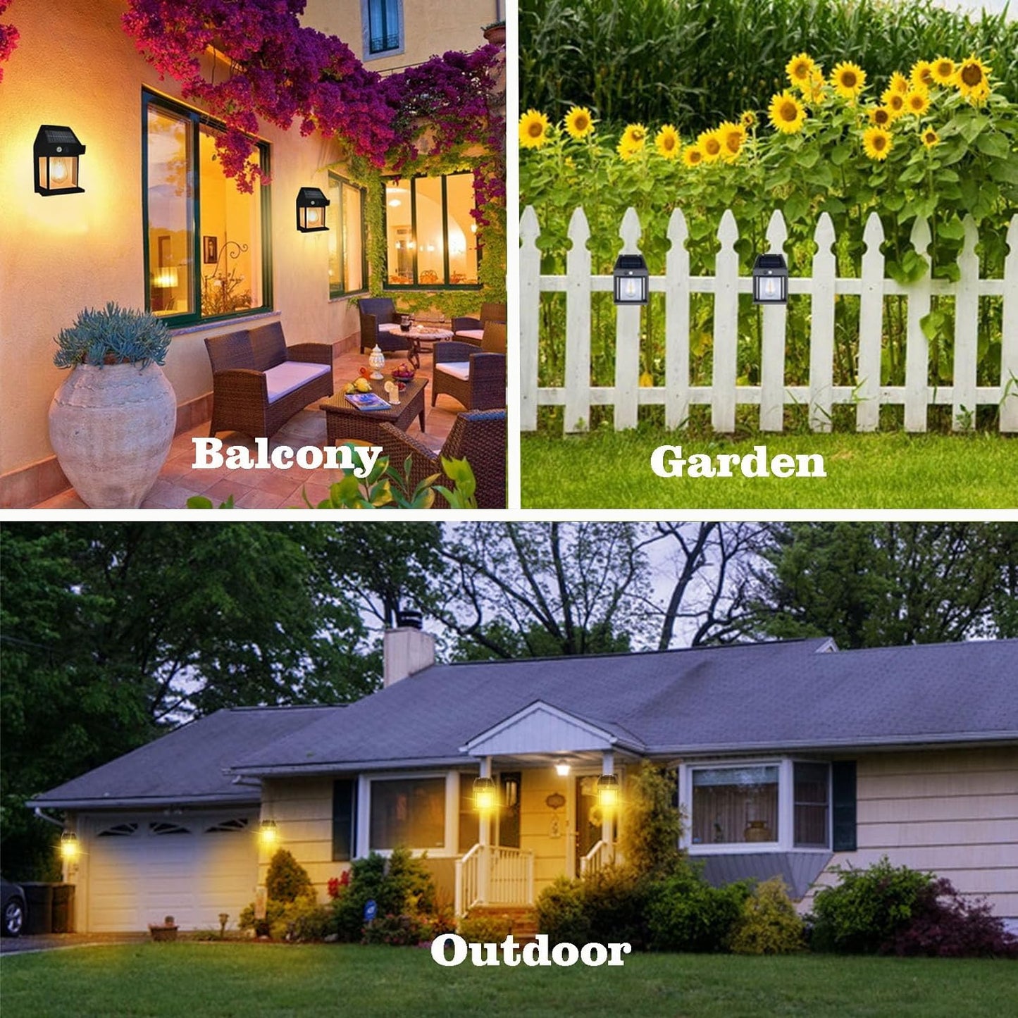 2025 New Outdoor Solar Wall Lamp