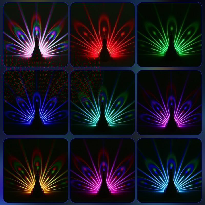 Peacock LED Projection Light