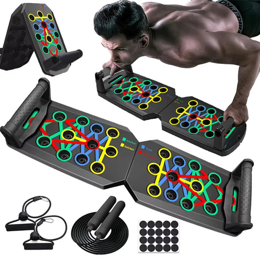 Multifunctional Foldable Push-up Board Set