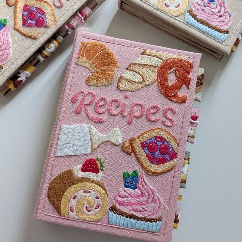 🥯55% off 🧀- Handmade Recipe Dessert Notebook