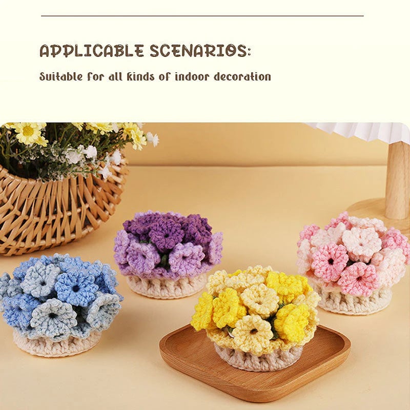 DIY Yarn Kit – Create beautiful floral coasters that captivate and soothe your soul