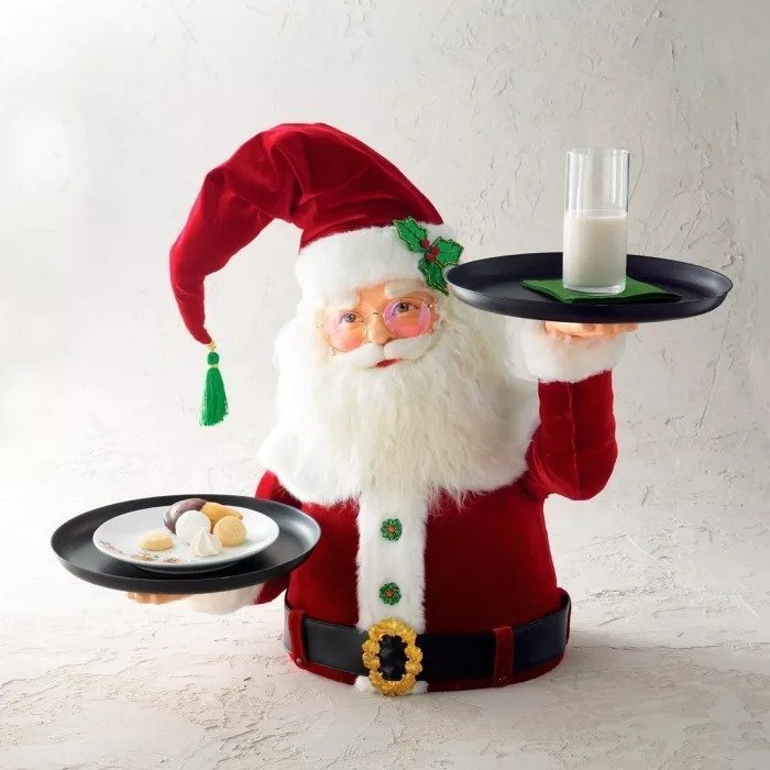 🔥This week's hot sale🔥 Santa Holdings Tray Figurine