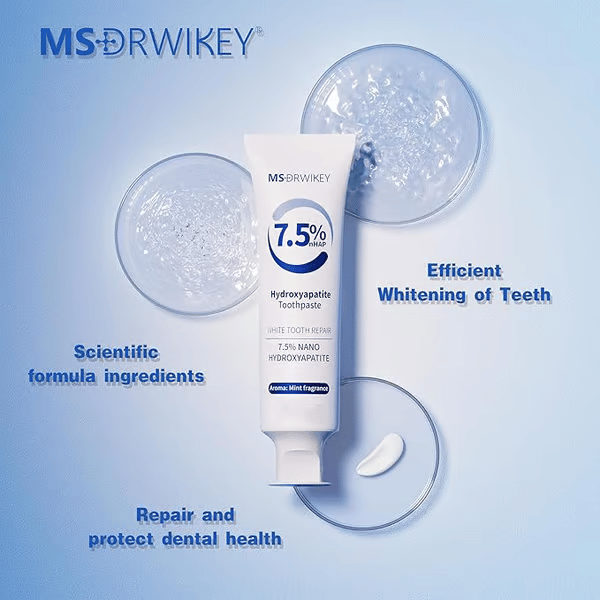 🎁Today Only $16.99💥MSDRWIKEY Fluoride-Free Hydroxyapatite Toothpaste