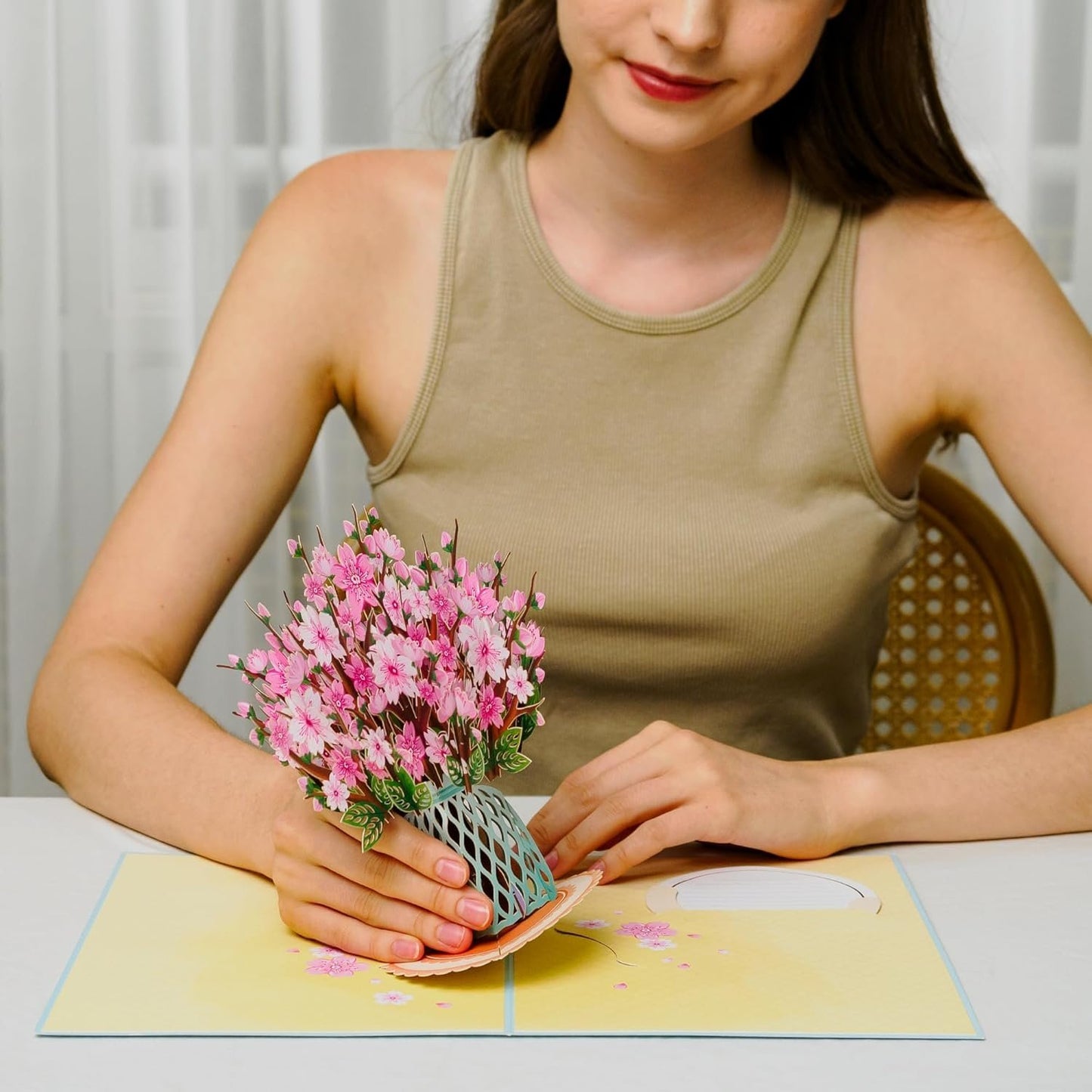🌸3D Flower Bouquet Pop Up Card