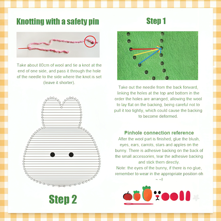 DIY Embroidery Doll Kit for Kids💝[The Perfect Gift]