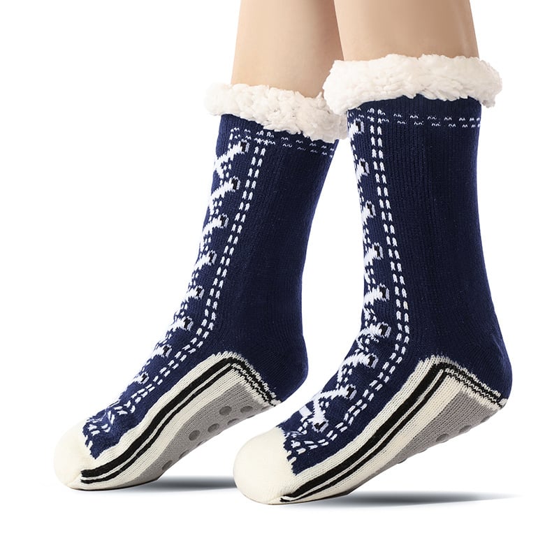 Super hot 🔥ultra-thick cashmere slipper home socks 🧦