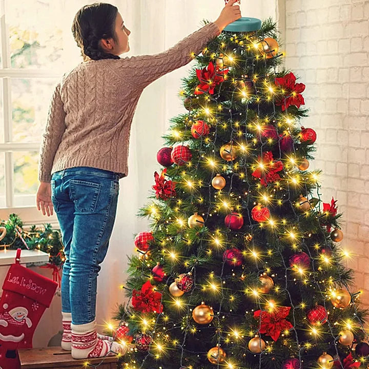 Waterfall Lights – Effortless Holiday Magic That Makes Your Tree Shine Like Never Before