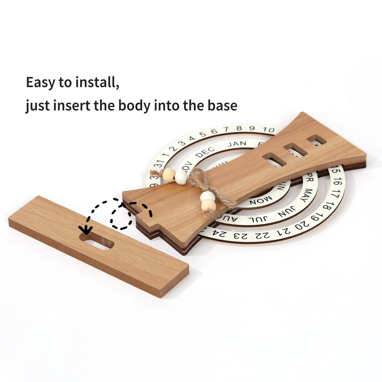 🔥Wooden Perpetual Calendar📅