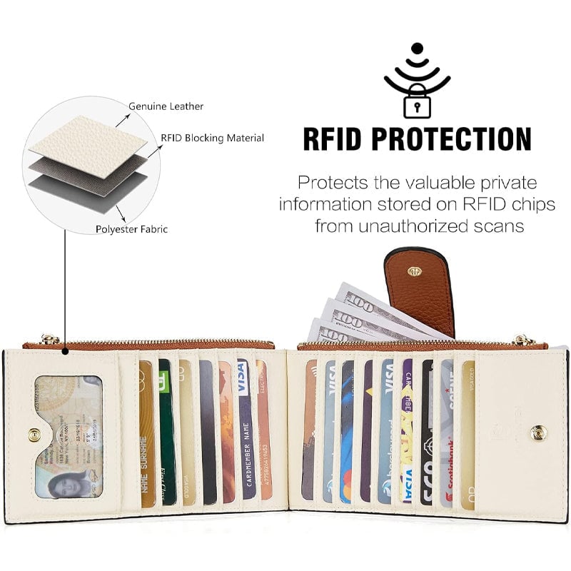 🔥Trendy Clutch with Zipper Pockets and Card Slots