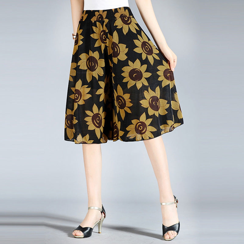 $9.99 – 🔥Women's Vintage Style Wide Leg Culottes