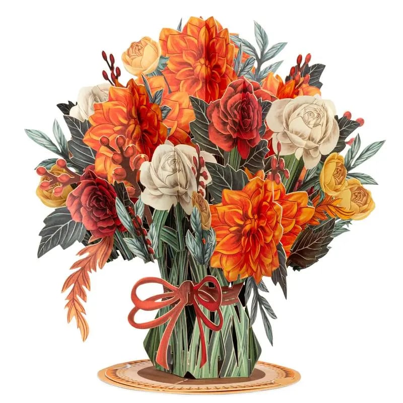 🌸3D Flower Bouquet Pop Up Card