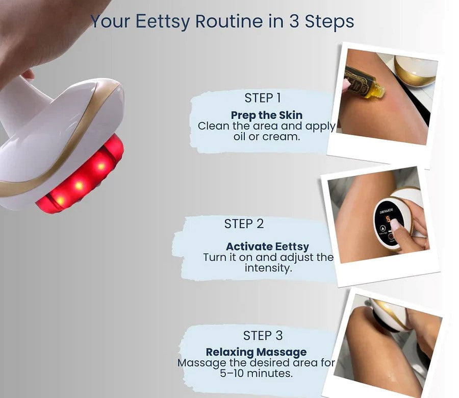 3-in-1 Body Sculpting Massager – Suction, Heat & Red Light Therapy for Cellulite Reduction & Skin Firming